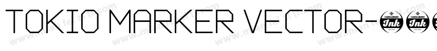 Tokio Marker Vector字体转换